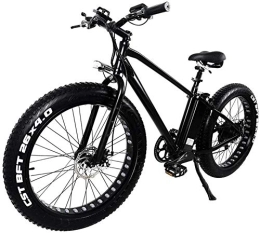 RDJM Electric Mountain Bike Ebikes, 26 Inch Mountain Bike 48V500w Electric Bicycle Aluminum Alloy Frame 21 Speed Folding 15AH 20A Lithium Battery 150Kg City Bike Maximum Speed 25 Km / H Disc Brake ( Color : Black , Size : 15Ah )