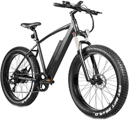 ZMHVOL Electric Mountain Bike Ebikes, 4.0 Fat Tire Electric Bicycle 26inch 48V 500W Mountain Snow Electric Bikes for Adults Suspension Shock Absorber Fork Rebound Lock Out 7-Speed Gear Shifts Recharge System ZDWN