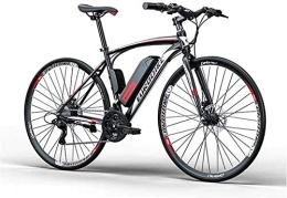 RDJM Electric Mountain Bike Ebikes, Adult Road Electric Bike, 36V Lithium Battery, Lightweight High Carbon Steel Frame, 27 Speed E-Bikes (Color : B, Size : 35KM)