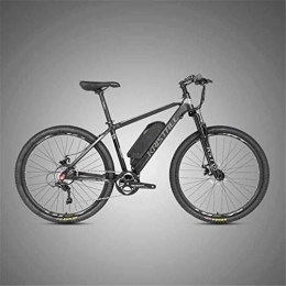 RDJM Bike Ebikes, Electric Bicycle Lithium Battery Disc Brake Power Mountain Bike Adult Bicycle 36V Aluminum Alloy Comfortable Riding (Color : Gray, Size : 27.5 * 15.5 inch)