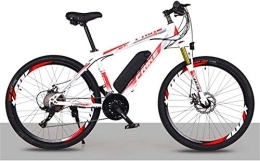 RDJM Electric Mountain Bike Ebikes, Electric Bike for Adults 26" 250W Electric Bicycle for Man Women High Speed Brushless Gear Motor 21-Speed Gear Speed E-Bike (Color : Red)
