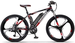 RDJM Bike Ebikes, Upgraded Mountain Bike, 250W 26 Inch Bicycle with 36V 10AH Lithium-Ion Battery for Adults, 27-Level Shift Assisted, 70-90Km Driving Range (Color : Red)