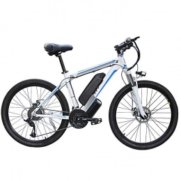 Macro Electric Mountain Bike Electric Bicycle 26'' Electric Mountain Bike Pedals-free Removable Large Capacity Lithium-Ion Battery 48V 350W Electric Bike 21 Speed Gear shock absorption Three Working Modes, 2