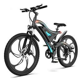Electric oven Electric Mountain Bike Electric Bicycle 26" Fat Tire Bike 28 MPH 500W EBike with 48V 15Ah Lithium Battery 7 Speed Mountain Beach Snow Ebike Throttle & Pedal Assist