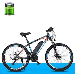 CHJ Bike Electric Bicycle, 26 Inch Electric Mountain Bike Adult Variable Speed Off-Road 36V250W Motor / 10AH Lithium Battery 50Km, 27-Speed City Bike