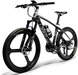CASTOR Electric Mountain Bike Electric Bike 26'' Electric Bike Carbon Fiber Frame 300W Mountain Bikes Torque Sensor System Oil And Gas Lockable Suspension Fork City Adult Bicycle Ebike