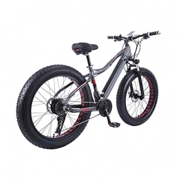 Bewinch Electric Mountain Bike Electric Bike, 26 Inch Electric Bikes for Adults Mountain Bike with 350W Motor, 36V / 10Ah Removable Battery, 27 Speed Gears, Double Disc Brakes, A, 26 inch