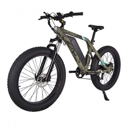 AWJ Electric Mountain Bike Electric Bike 26" Powerful 750W 48V Removable Battery 7 Speed Gears Fat Tire Electric Bicycles with Pedal Assist for Man Woman