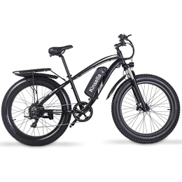 Electric Bike 26" with 48V/17Ah Removable Lithium Battery,Front and rear hydraulic disc brakes Shimano 7-Speed mountain E-bike