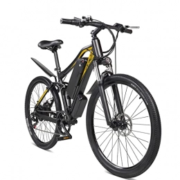 Electric oven Electric Mountain Bike Electric Bike 500W for Adults Mountain Ebike Snow Bicycle Sport Beach Cycling 48V 17Ah Aluminum Alloy Electric Bike (Color : Black)