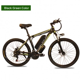 MICAKO Electric Mountain Bike Electric Bike 7 Speed Gear and 2 Working Modes, Fiugsed 26'' Electric Mountain Bike with Removable Large Capacity Lithium-Ion Battery (36V), Green