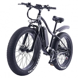 bzguld Electric Mountain Bike Electric bike Adult Electric Bicycles 1000W Electric Bike 28 MPH 21 Speed Gears E-Bike with Removable 48V 16AH Lithium Battery Commute Ebike for Male Adult (Color : Black)
