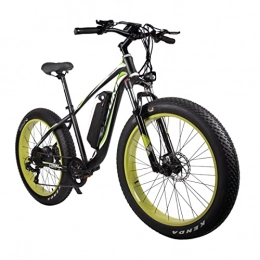 AWJ Bike Electric Bike Adults 1000W Motor 48V 17Ah Lithium-Ion Battery Removable 26'' 4.0 Fat Tire Ebike 28MPH Snow Beach Mountain E-Bike