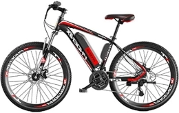 RDJM Electric Mountain Bike Electric Bike, Bikes for Adult, 26" Magnesium Alloy Ebikes Bicycles, 250W 36V 8 / 10 / 14Ah Removable Lithium-Ion Battery Mountain Ebike for Mens (Color : Red, Size : 70KM)