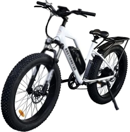 AGVOE Bike Electric Bike Camouflage Electric Bike Fat Tire Removable Lithium Battery Removable Rear Fender for Adults