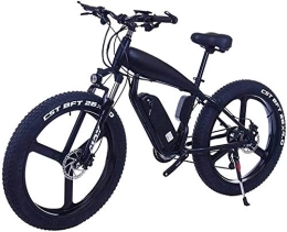 RDJM Bike Electric Bike, Electric Bicycle For Adults - 26inc Fat Tire 48V 10Ah Mountain E-Bike - With Large Capacity Lithium Battery - 3 Riding Modes Disc Brake Lithium Battery Beach Cruiser for Adults