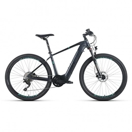bzguld Bike Electric bike Electric Bike Adult, 27.5" Ebike 240W 15.5 MPH Electric Mountain Bike with 36V12.8ah Removable Battery, LCD Display 10 Speed Gear Bike for Men Women (Color : Black blue)