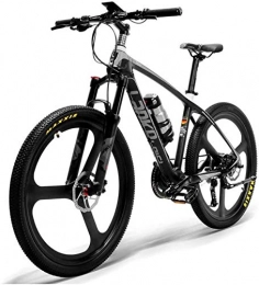 Erik Xian Electric Mountain Bike Electric Bike Electric Mountain Bike 26'' Electric Bike Carbon Fiber Frame 240W Mountain Bike Torque Sensor System Oil and Gas Lockable Suspension Fork for the jungle trails, the snow, the beach, the