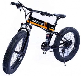 HCMNME Electric Mountain Bike Electric Bike Electric Mountain Bike 26'' Electric Mountain Bike 36V 350W 10Ah Removable Large Capacity Lithium-Ion Battery Dual Disc Brakes Load Capacity 100 Kg Lithium Battery Beach Cruiser for Adul