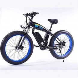 HCMNME Electric Mountain Bike Electric Bike Electric Mountain Bike 26" Electric Mountain Bike with Lithium-Ion36v 13Ah Battery 350W High-Power Motor Aluminium Electric Bicycle with LCD Display Suitable, Red Lithium Battery Beach Cr