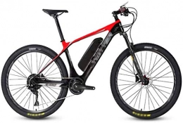 Erik Xian Electric Mountain Bike Electric Bike Electric Mountain Bike 26 inch carbon fiber Electric Bikes, LCD digital display control Mountain Bike 36V13Ah lithium battery Bicycle Outdoor Cycling for the jungle trails, the snow, the