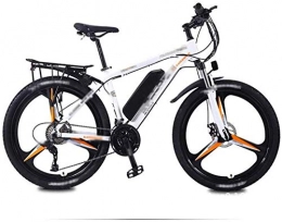 Erik Xian Electric Mountain Bike Electric Bike Electric Mountain Bike 26 Inch Electric Bikes Bicycle, Double Disc Brake Shock Absorber Bikes LED Display Headlights Assisted Variable Speed Bicycle Meal Delivery Adult for the jungle tra