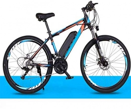 Erik Xian Electric Mountain Bike Electric Bike Electric Mountain Bike 26 inch Electric Bikes Mountain Bicycle, Removable design Li battery Variable speed Bike Adult for the jungle trails, the snow, the beach, the hi ( Color : Blue )