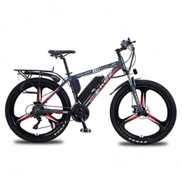 AZUOYI Electric Mountain Bike Electric Bike Electric Mountain Bike 350W Ebike 26'' Electric Bicycle, Adults Ebike with Removable36V 13Ah Battery, Professional 21 Speed Gears, Gray, 36V8AH