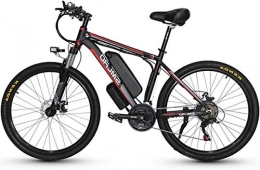 HCMNME Electric Mountain Bike Electric Bike Electric Mountain Bike 350W Electric Bike Adult Electric Mountain Bike, 26" Electric Bicycle with Removable 10Ah / 15AH Lithium-Ion Battery, Professional 27 Speed Gears Lithium Battery Bea