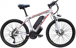 Erik Xian Electric Mountain Bike Electric Bike Electric Mountain Bike Adult Electric Mountain Bike, Aluminum Alloy Wheels 350W Motor 26 Inch City Cruiser Electric Bike 21 Speed Removable Battery with USB Charging for the jungle trail