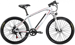 Erik Xian Electric Mountain Bike Electric Bike Electric Mountain Bike Adult Mountain Electric Bicycle, 26 Inch Travel Electric Bicycle 350W Brushless Motor 27 Speed 48V 10Ah Removable Lithium Battery Front Rear Disc Brake for the jun