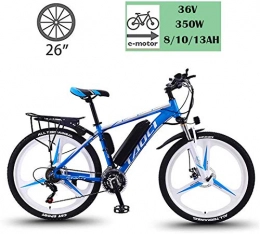 Erik Xian Electric Mountain Bike Electric Bike Electric Mountain Bike Electric Bikes for Adult, Magnesium Alloy Ebikes Bicycles All Terrain, 26" 36V 350W Removable Lithium-Ion Battery Mountain Ebike for Mens for the jungle trails, the