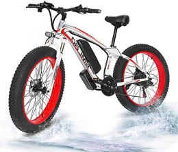 Erik Xian Electric Mountain Bike Electric Bike Electric Mountain Bike Electric Fat Tire Bike Powerful 26"X4" Fat Tire 500W Motor 48V / 15AH Removable Lithium Battery Ebike Moped Snow Beach Mountain Bicycle, Electric Bicycle for Adults