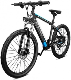 HCMNME Electric Mountain Bike Electric Bike Electric Mountain Bike Electric Snow Bike, 26'' Electric Mountain Bike 48V 400W Removable Large Capacity Lithium-Ion Battery, Ebikes 27 Speed Gear Three Working Modes Lithium Battery Bea