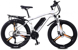 Erik Xian Electric Mountain Bike Electric Bike Electric Mountain Bike Mountain Travel Electric Bike, Dual Disc Brakes 26 Inch Adults City Commute Ebike 27 Speed Magnesium Alloy Integrated Wheels Removable Battery for the jungle trail