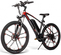 Erik Xian Electric Mountain Bike Electric Bike Electric Mountain Bike SM26 Electric Mountain Bike for Adults, 350W 21 Speed Ebike 48V 8Ah Lithium-Ion Battery 3 Working Modes, 26" City Bike Bicycles for Men Women for the jungle trails