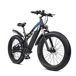 AWJ Bike Electric Bike for Adults 1000W 26”Fat Tire, Removable 48V Lithium Ion -Battery Electric Bicycles 7-Speed Built for Trail Riding