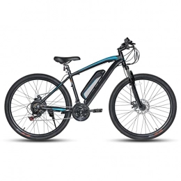 Electric oven Electric Mountain Bike Electric Bike for Adults 20MPH(32km / h) Electric Bicycle 36V / 350W Electric Mountain Bike 26 Inch Tire E-Bike (Color : Blue)