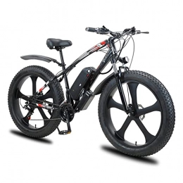 AWJ Bike Electric Bike for Adults 28 Mph, 1000W 48V Lithium Battery Electric Snow Bicycle 264.0inch Fat Tire Beach Ebike