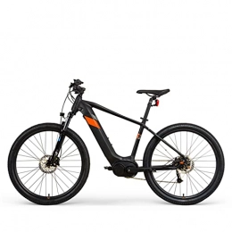 HMEI Electric Mountain Bike Electric Bike for Adults 30MPH 250W Motor 27.5inch Electric Mountain Bicycle 36V 14Ah Hide Lithium Battery Ebike (Color : Black)
