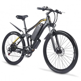 AWJ Bike Electric Bike for Adults 500W 27.5 Inch Tire, Mens Mountain Adult Electric Bicycle 48V 15Ah Lithium Battery E Bike