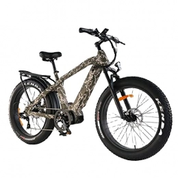 AWJ Bike Electric Bike for Adults 750W E-Bike 26'' Fat Tire Mountain Bicycle 48V11.6Ah Removable Lithium Battery Ebike