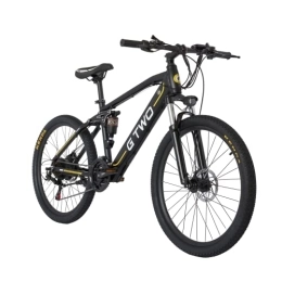 GEPTEP Electric Mountain Bike Electric Bike for Mens Women G2S E-bike 27.5" 48V9.6AH, Removable Hidden Lithium Battery, 21 Speed Adult Mountain / Commuter EBike