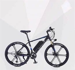 Fangfang Electric Mountain Bike Electric Bikes, Adult 26 Inch Electric Mountain Bike, 36V Lithium Battery 27 Speed Electric Bicycle, High-Strength Aluminum Alloy Frame, Magnesium Alloy Wheels , E-Bike ( Color : C , Size : 50KM )