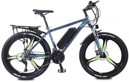 Fangfang Electric Mountain Bike Electric Bikes, Adult Electric Mountain Bike, 36V Lithium Battery 27 Speed Electric Bicycle, High-Strength Aluminum Alloy Frame, 26 Inch Magnesium Alloy Wheels , E-Bike ( Color : B , Size : 40KM )