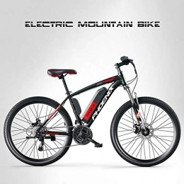 AKEFG Electric Mountain Bike Electric Bikes for Adult, Magnesium Alloy Ebikes Bicycles All Terrain, 26" 36V 250W Removable Lithium-Ion Battery Mountain Ebike, for Mens Outdoor Cycling Travel Work Out And Commuting, A