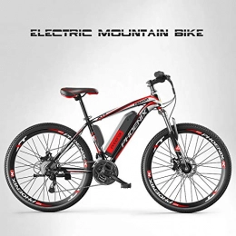 AKEFG Bike Electric Bikes for Adult, Magnesium Alloy Ebikes Bicycles All Terrain, 26" 36V 250W Removable Lithium-Ion Battery Mountain Ebike, for Mens Outdoor Cycling Travel Work Out And Commuting, B