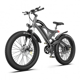 AWJ Bike Electric Bikes for Adults Mountain Electric Bike 750W 26inch 4.0 Fat Tire Ebike 48V 15Ah Lithium Battery Beach City Electric Bicycle 27MPH
