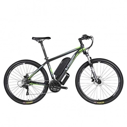 BRISEZZ Electric Mountain Bike Electric in Bike(26-29 Inches), with Removable Large Capacity Lithium-Ion Battery (36V 250W), Electric Bike 24 Speed Gear And Three Working Modes HRTT (Color : Green)