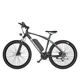 BMXzz Electric Mountain Bike Electric Mountain Bike, 26'' Electric Bicycle Removable Large Capacity Lithium-Ion Battery 48V 10.4Ah for Adult Female / Male for Mountain Bike Snow Bike 27 Speed, Black